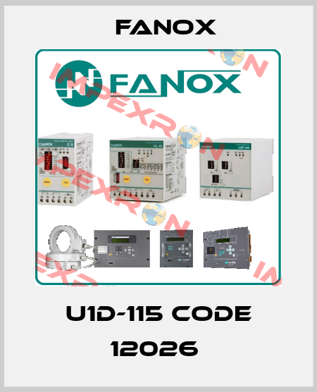 U1D-115 Code 12026  Fanox