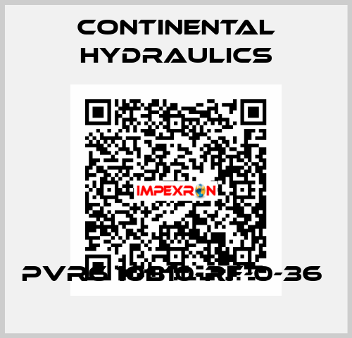 PVR6 10B10-RF-0-36  Continental Hydraulics