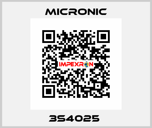 3S4025  Micronic