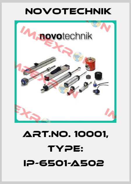 Art.No. 10001, Type: IP-6501-A502  Novotechnik