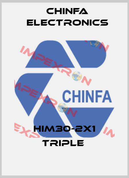 HIM30-2X1 triple  Chinfa Electronics