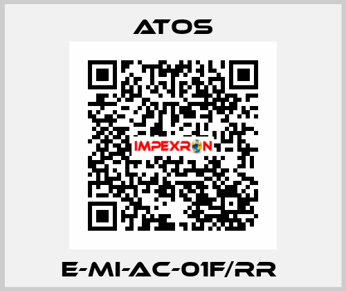 E-MI-AC-01F/RR  Atos