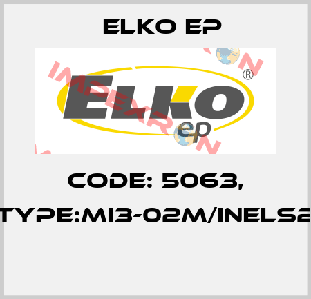 Code: 5063, Type:MI3-02M/iNELS2  Elko EP