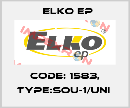Code: 1583, Type:SOU-1/UNI  Elko EP