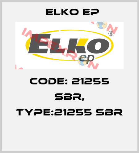 Code: 21255 SBR, Type:21255 SBR  Elko EP