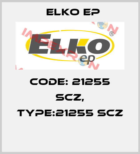 Code: 21255 SCZ, Type:21255 SCZ  Elko EP
