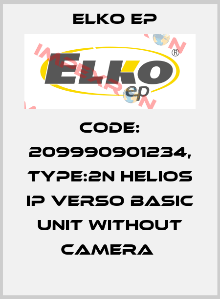 Code: 209990901234, Type:2N Helios IP Verso basic unit without camera  Elko EP