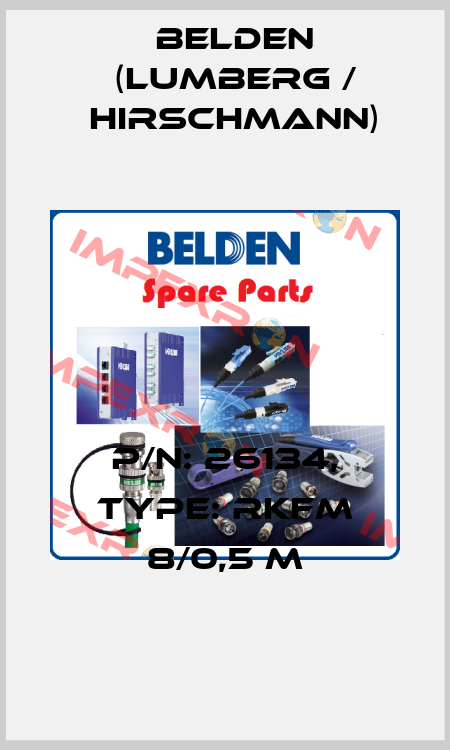 P/N: 26134, Type: RKFM 8/0,5 M Belden (Lumberg / Hirschmann)