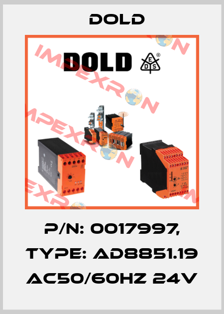 p/n: 0017997, Type: AD8851.19 AC50/60HZ 24V Dold