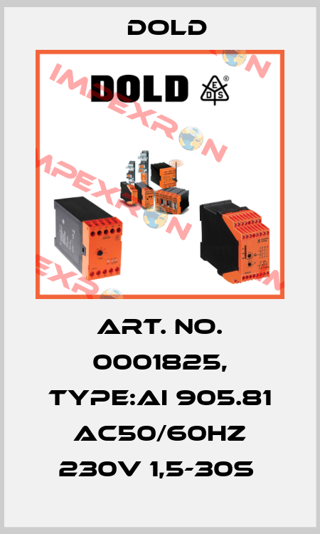 Art. No. 0001825, Type:AI 905.81 AC50/60HZ 230V 1,5-30S  Dold