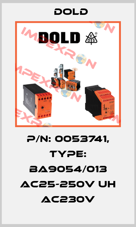 p/n: 0053741, Type: BA9054/013 AC25-250V UH AC230V Dold