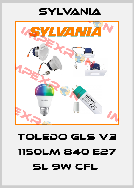 TOLEDO GLS V3 1150LM 840 E27 SL 9W CFL  Sylvania