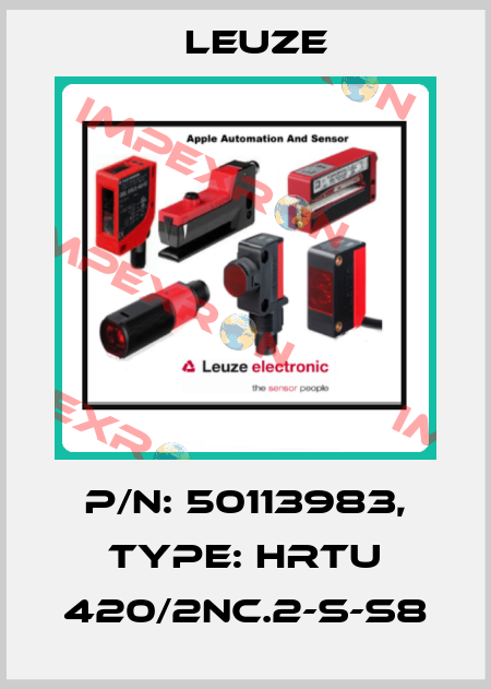 p/n: 50113983, Type: HRTU 420/2NC.2-S-S8 Leuze