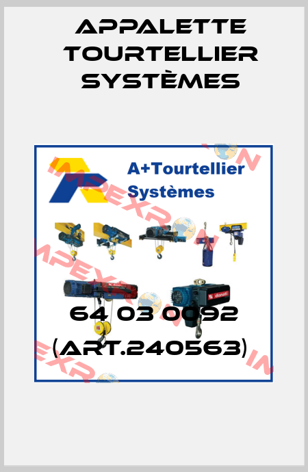 64 03 0092 (ART.240563)  Appalette Tourtellier Systèmes