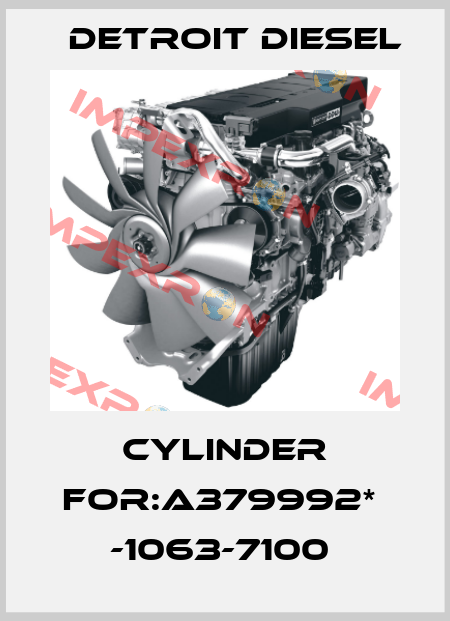 Cylinder For:A379992*  -1063-7100  Detroit Diesel