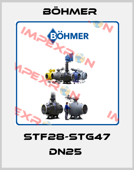 STF28-STG47 DN25  Böhmer