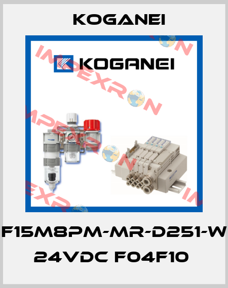 F15M8PM-MR-D251-W 24VDC F04F10  Koganei