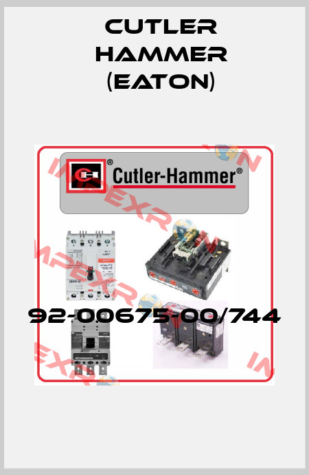 92-00675-00/744  Cutler Hammer (Eaton)