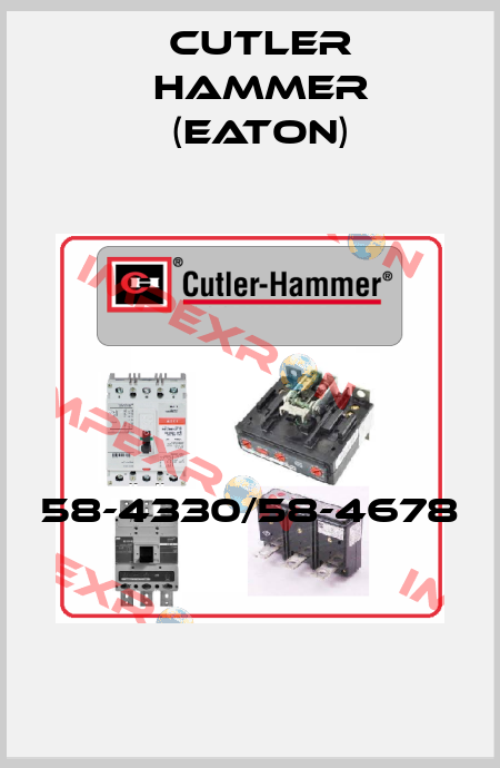 58-4330/58-4678  Cutler Hammer (Eaton)