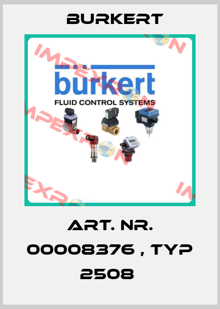 Art. Nr. 00008376 , Typ 2508  Burkert