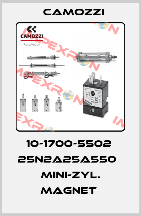 10-1700-5502  25N2A25A550   MINI-ZYL. MAGNET  Camozzi
