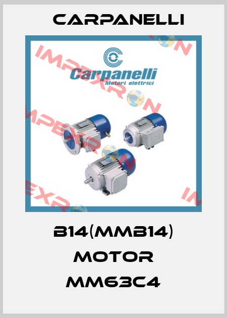 B14(MMB14) MOTOR MM63C4 Carpanelli