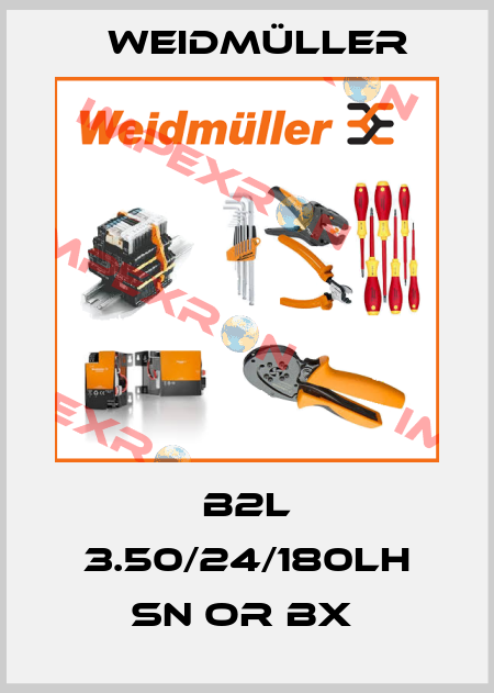 B2L 3.50/24/180LH SN OR BX  Weidmüller