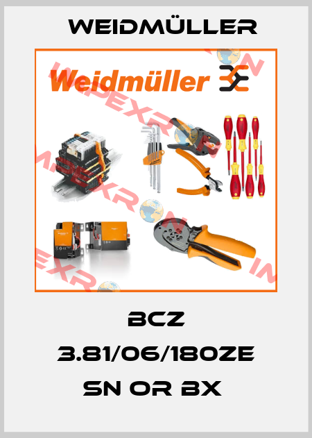 BCZ 3.81/06/180ZE SN OR BX  Weidmüller