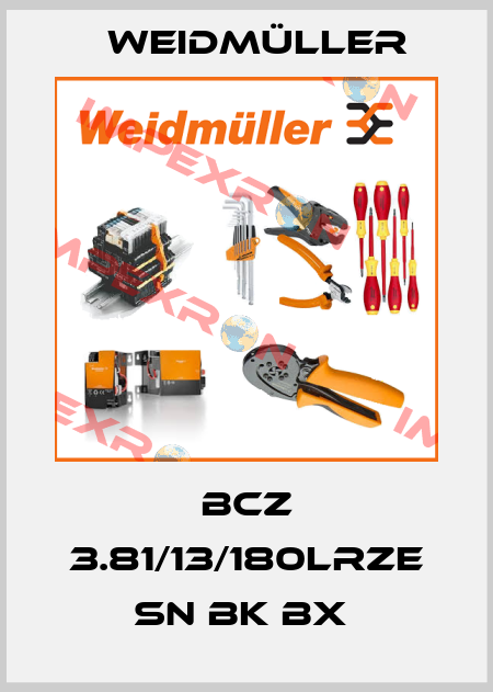 BCZ 3.81/13/180LRZE SN BK BX  Weidmüller