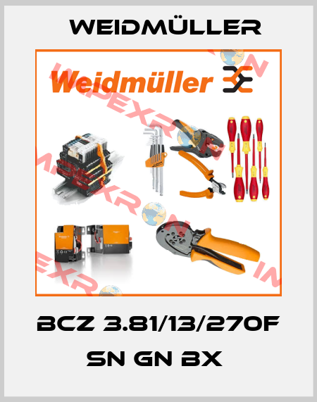 BCZ 3.81/13/270F SN GN BX  Weidmüller