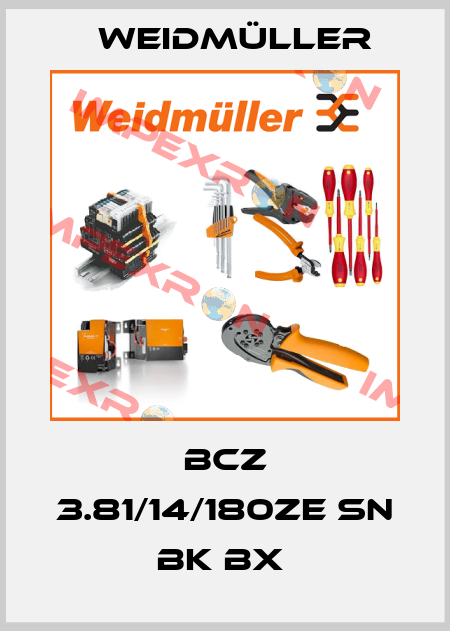 BCZ 3.81/14/180ZE SN BK BX  Weidmüller