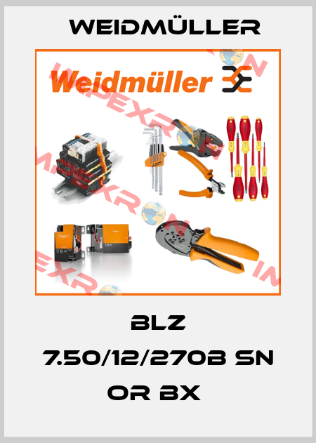 BLZ 7.50/12/270B SN OR BX  Weidmüller