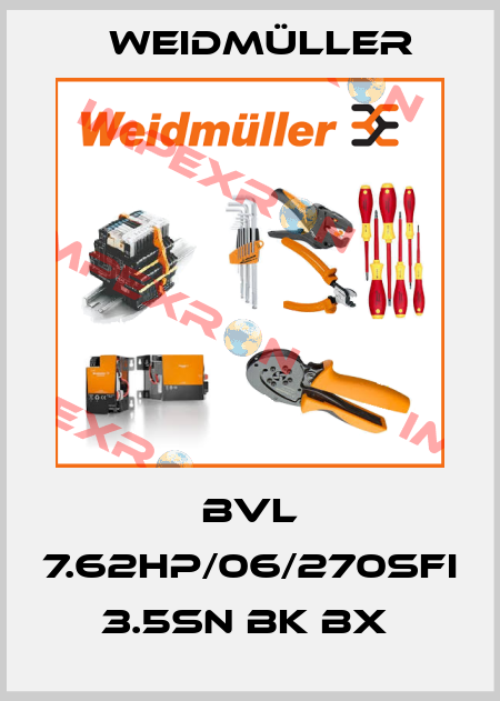 BVL 7.62HP/06/270SFI 3.5SN BK BX  Weidmüller