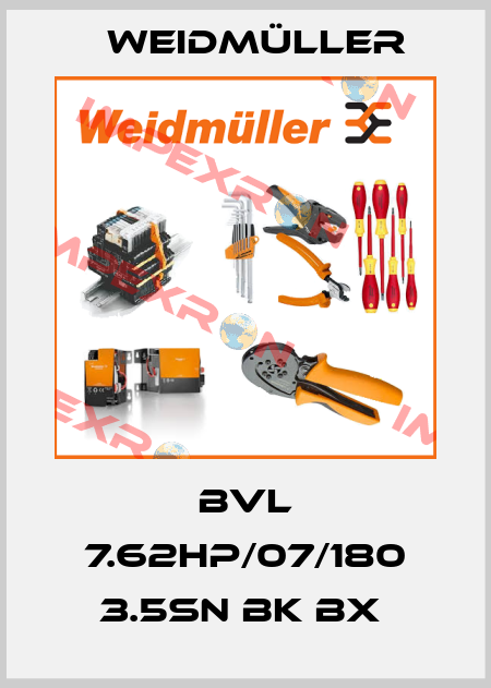 BVL 7.62HP/07/180 3.5SN BK BX  Weidmüller