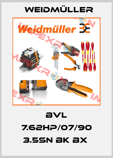 BVL 7.62HP/07/90 3.5SN BK BX  Weidmüller
