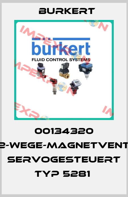 00134320 2/2-WEGE-MAGNETVENTIL; SERVOGESTEUERT TYP 5281  Burkert