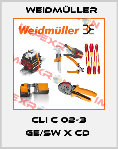 CLI C 02-3 GE/SW X CD  Weidmüller