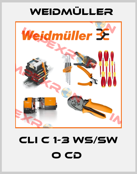 CLI C 1-3 WS/SW O CD  Weidmüller
