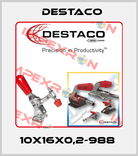 10X16X0,2-988  Destaco