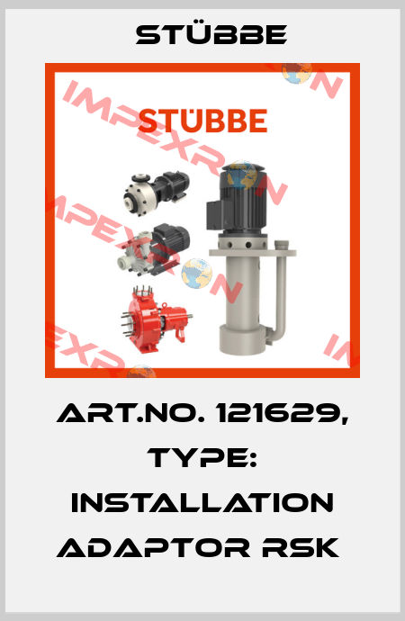 Art.No. 121629, Type: Installation adaptor RSK  Stübbe
