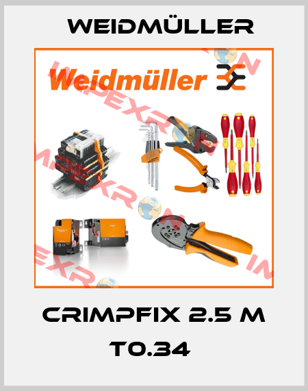 CRIMPFIX 2.5 M T0.34  Weidmüller