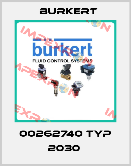 00262740 TYP 2030  Burkert