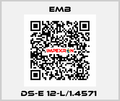 DS-E 12-L/1.4571  Emb