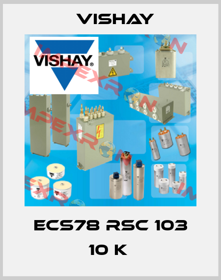 ECS78 RSC 103 10 K  Vishay