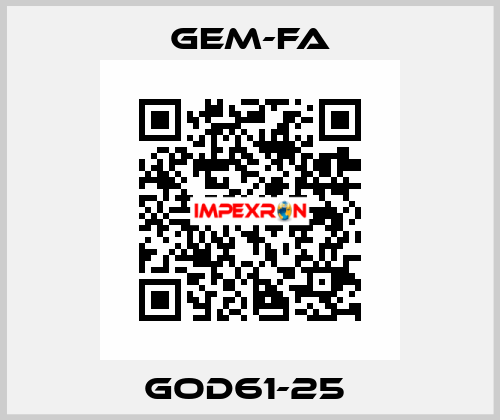 GOD61-25  Gem-Fa