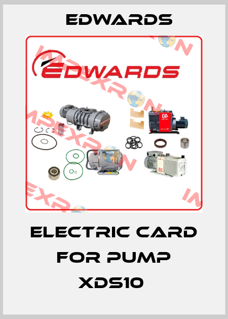 ELECTRIC CARD FOR PUMP XDS10  Edwards