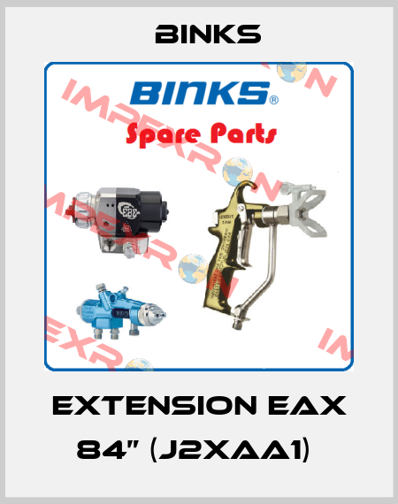 EXTENSION EAX 84” (J2XAA1)  Binks