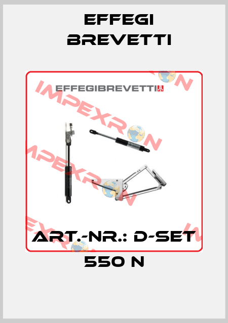 Art.-Nr.: D-Set 550 N Effegi Brevetti