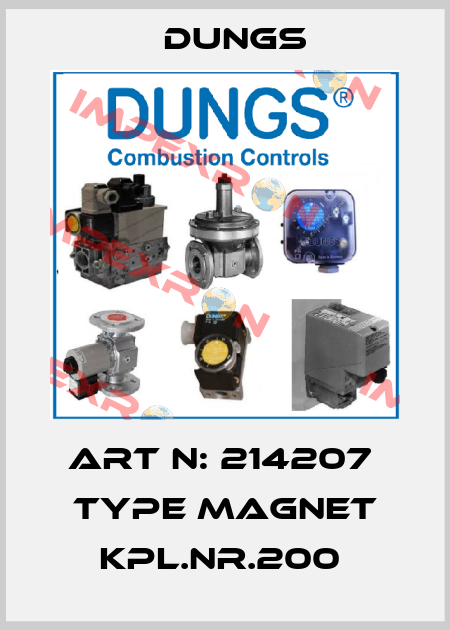 ART N: 214207  Type Magnet kpl.Nr.200  Dungs