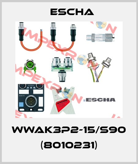 WWAK3P2-15/S90 (8010231) Escha